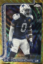 2025  Topps Chrome Gold /50 Parallel DeMarvion Overshown #78 Cowboys Football