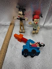 Animaniacs 1993 McDonald's Happy Meal Lot Of 3 Warner Bros Figures Vintage