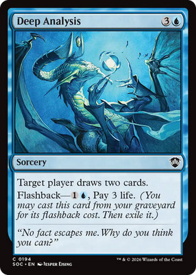 Deep Analysis #194 (LP) Commander: Secrets of Strixhaven SOC Magic MTG