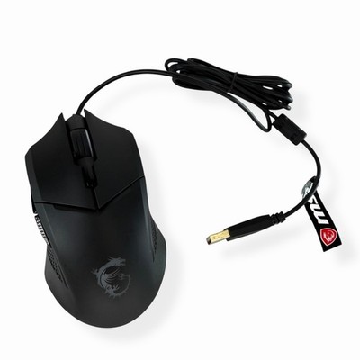 MSI Clutch GM08 4200 DPI Optical Wired Gaming Mouse with Red LED
