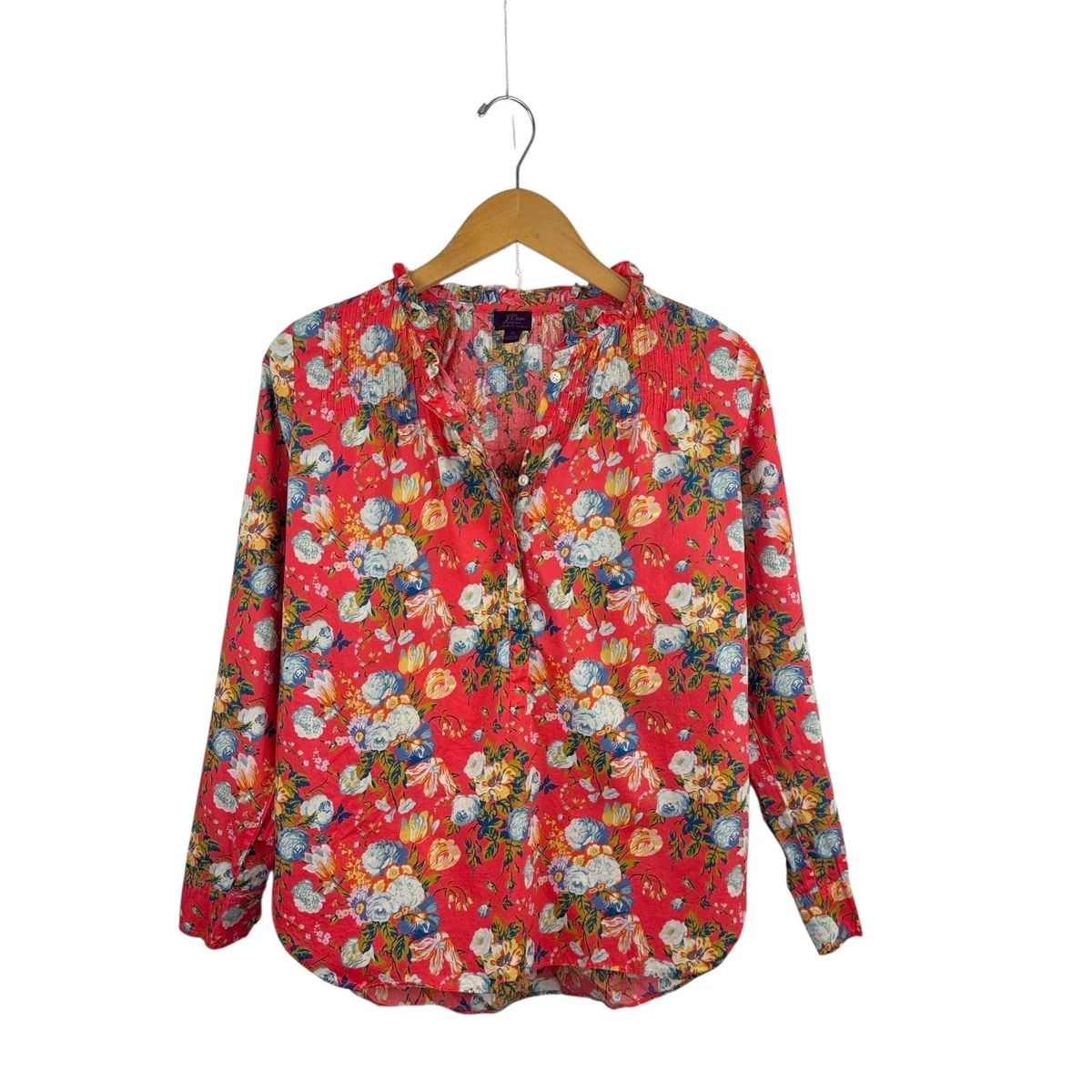 Blouse Femme J.CREW Liberty 100% Coton - Modèle Joséphine Taille 0/XS - Neuve Avec étiquette