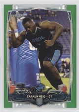 2014 Topps Chrome Green Refractor Caraun Reid #215 7mg
