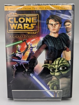 Star Wars: Clone Wars - A Galaxy Divided (DVD, 2009, Full Screen) NEW