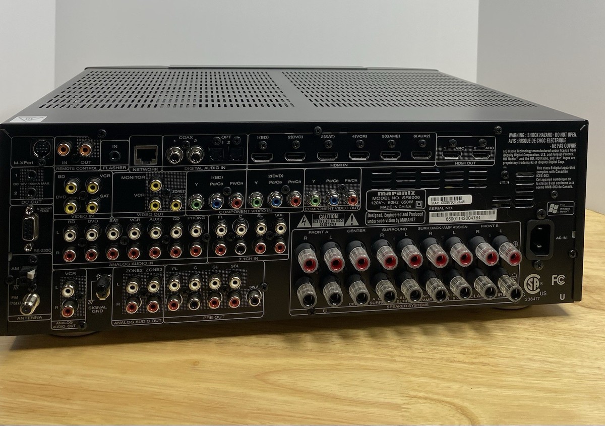 marantz AVアンプ SR6006 Marantz SR6006 Home theater receiver with 3D-ready HDMI
