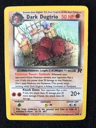 Dark Dugtrio 6/82 Team Rocket Holo Rare