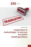 Mamadou Zongo | Linguistique Et Traductologie : Le Sens Par Les Statuts...