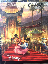 Thomas Kinkade Disney Mickey Minnie Hollywood Jigsaw Puzzle 750 PCS 1 PC Missing