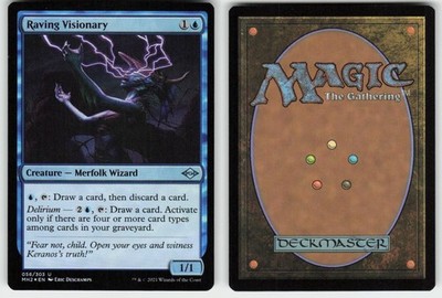 RAVING VISIONARY 56 FOIL UC MODERN HORIZONS 2 MTG NM