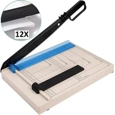 Paper Cutter,Paper Trimmer with Guard,12" Cut Length Guillotine Paper Cutter⭐⭐⭐