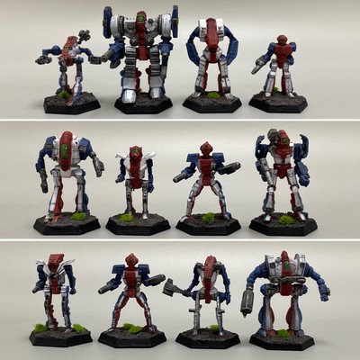 12 X BATTLETECH COMPANY MINIATURES MECHWARRIOR MECHS FASA IRON WIND RAL PARTHA