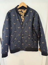 THE NORTH FACE Giacca Uomo Grande Reversibile Jester The Bomber Puffer Nero Oro