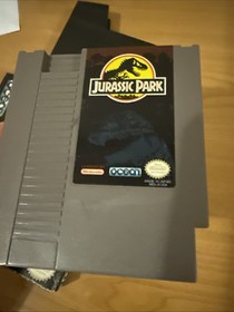 Jurassic Park (NES) Complete In Box Tested W/ Manual Box Protector Authentic