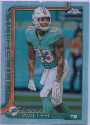2025 Topps Chrome - Darren Waller #193 Chrome Refractor Miami Dolphins