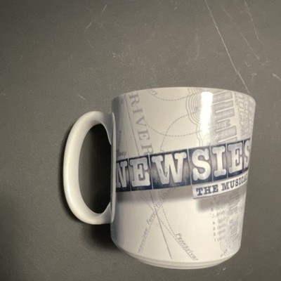 Newsies Original Broadway Seize the Day 12 fl oz White Ceramic Coffee Mug