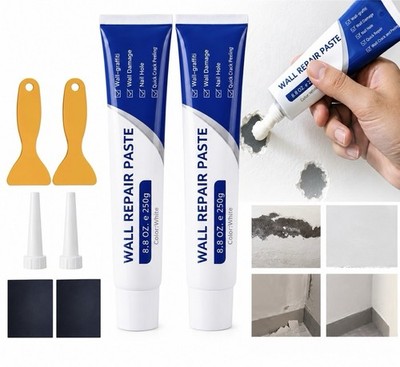2X Wall Repair Kit Paste Mending Agent Multi-functional Quick Dry Self-adhesive