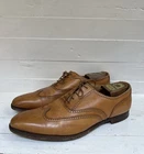 Crockett & Jones DRUMMOND Brogue Brown Leather Dress Shoes Size UK 10 E /US 11