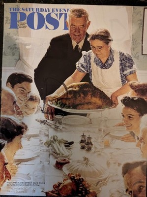Saturday Evening Post Magazine November December 2025 Norman Rockwell