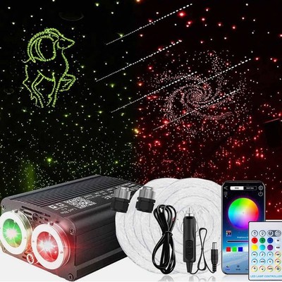 Twinkle Starlight Headliner Kit Meteor Shooting Star Fiber Optic Light for Car