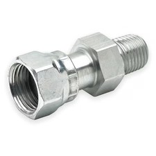 Parker 4-4 F6l-S Swivel Connect, Zinc Steel,  Fem. Orfsxm, 1/4In