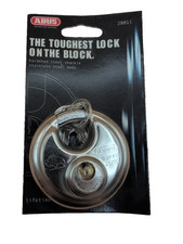 ABUS 28/70 Buffo Stainless Steel Round Padlock Made in Germany 28011 Qty 1 