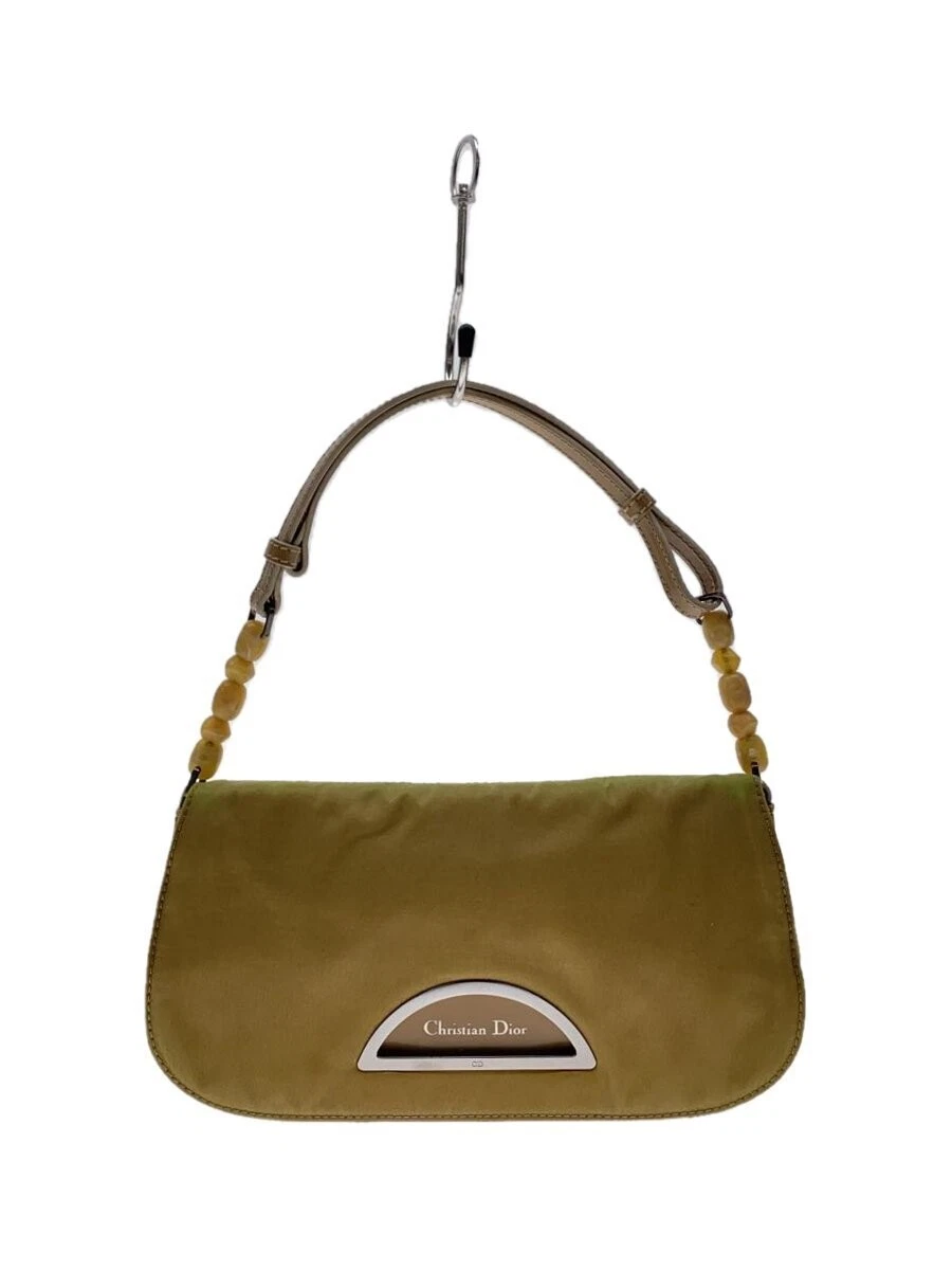 Christian Dior Maris perle/sac à main/nylon/jaune/plat//