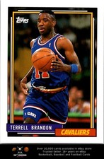 1992-93 Topps BASKETBALL #69 Terrell Brandon