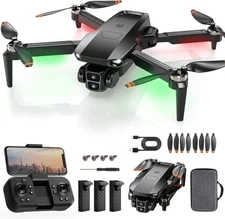 Drone with Camera for Adults 4K, Brushless Motor Drones for Kids Beginners, 60 M