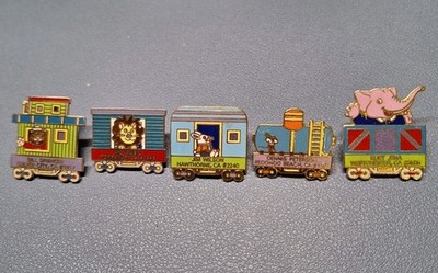 LOT OF 5 BPOE ELKS LODGE CALIFORNIA LAPEL PINS