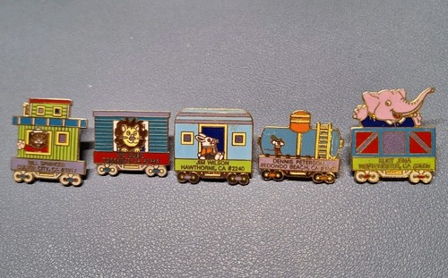 LOT OF 5 BPOE ELKS LODGE CALIFORNIA LAPEL PINS - Afbeelding 1 van 8