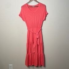 Sundry Cassia Tiered Midi Dress Size Small