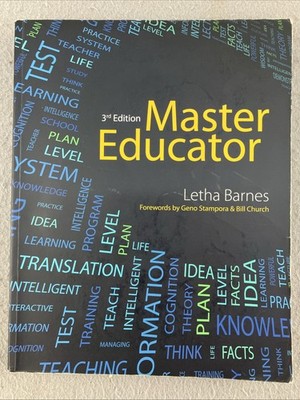 Master Educator (MindTap Course List) - Paperback, by Barnes Letha  Good