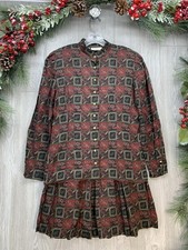Vintage Doncaster Blouse Top Midi Skirt Suit Set Boho Tapestry Size 8 Career 80s