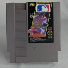 Major League Baseball Nintendo NES - CIB - Aut&eacute;ntico - Probado - Completo