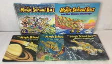 Lot of 5 The Magic School Bus Series Books by Joanna Cole Ms. Frizzle Hardcover