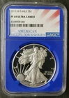 2013 W Proof $1 American Silver Eagle Dollar NGC PF69 Ultra Cameo