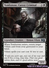 Tombstone, Career Criminal (Surge Foil) NM Foil #0160 MSC Magic