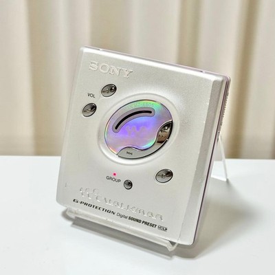 SONY MZ-E505 MD Walkman Portable MiniDisc Player Silver Tested Working