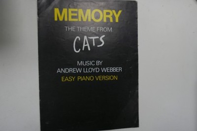 Klavier Solo MEMORY das Thema aus CATS, einfache Version, Andrew Lloyd Webber