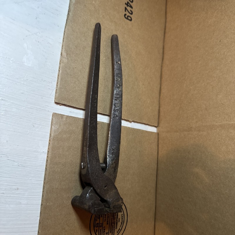 Vintage Todd No.Nippers Cutting Pliers with Replaceable Cutters made in USA