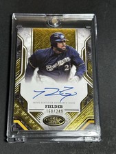 2025 Topps Tier One Prince Fielder Prime Performers Auto /249 -MILWAUKEE BREWERS