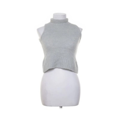 Zara, Pullunder, Größe: M, Grau, Acryl/Alpakawolle/Wolle, Einfarbig #Pzf