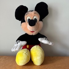 Vintage Mickey Mouse Disneyland Walt Disney World Plush 14" Stuffed Animal Toy