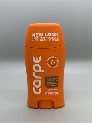 {C23} Carpe Antiperspirant Underarm Lotion COCONUT VANILLA 1.69oz | NEW & SEALED