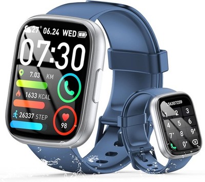 for Men (Answer/Make ), 1.95'' Touch Screen Fitness Tracker with Heart Rate/Sl...