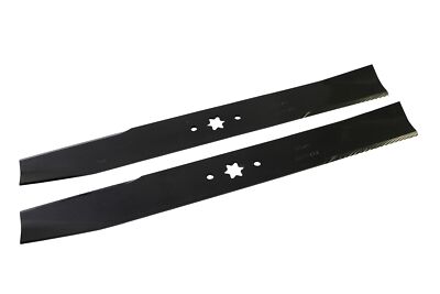 2x Messer passend Black Edition Efco 7420674 9420674 7420674637 Rasenmäher 54cm