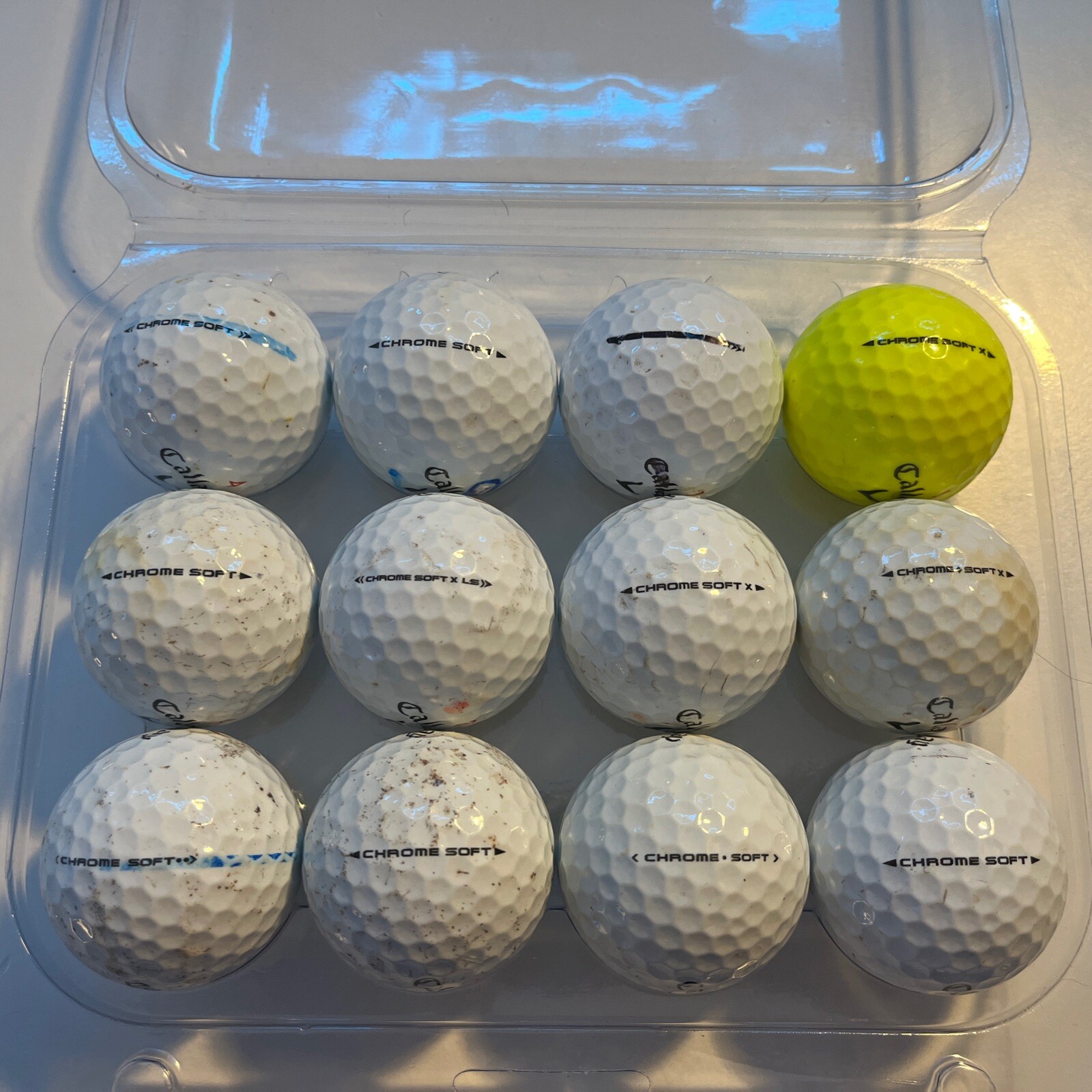 12 Callaway Chrome Soft Golf Balls eBay