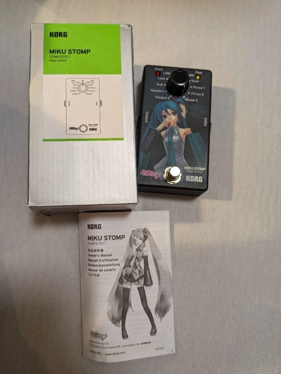 KORG KB10 Hatsune Miku Stomp Vocaloid Guitar Effect Pedal Free Shipping  Japan