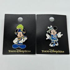Tokyo Disney Resort Pin TDS Grand Opening Admiral Mickey & Marine Minnie