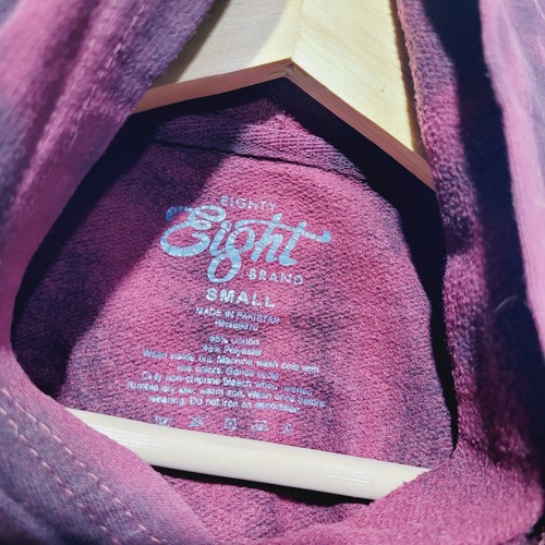 88 Eighty Eight Band Sudadera con Capucha Pequeña para Niños Tie Die Happy Face Have a Nice Day Roja - Imagen 3 de 5