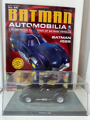 AUTOMOBILIA EAGLEMOSS COLLECTION #44 BATMAN #526 VEHICLE CAR & MAGAZINE